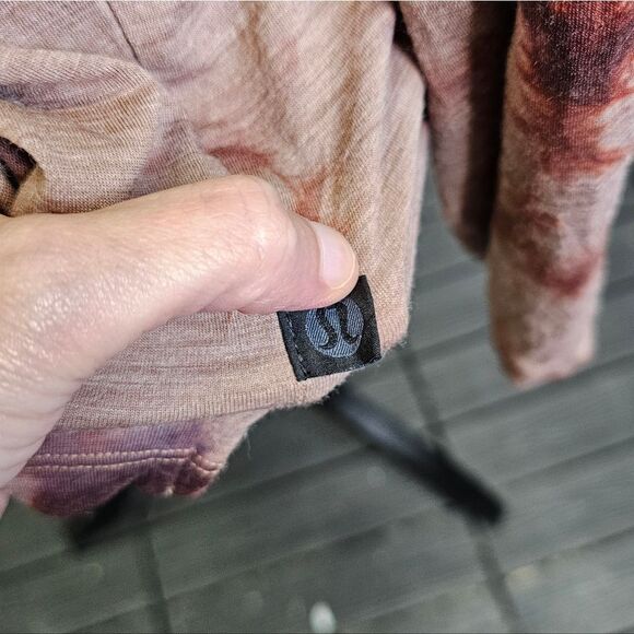 Lululemon Lab Wool Blend Tie Dye Long Sleeve Shirt Size Medium - Picture 3 of 9